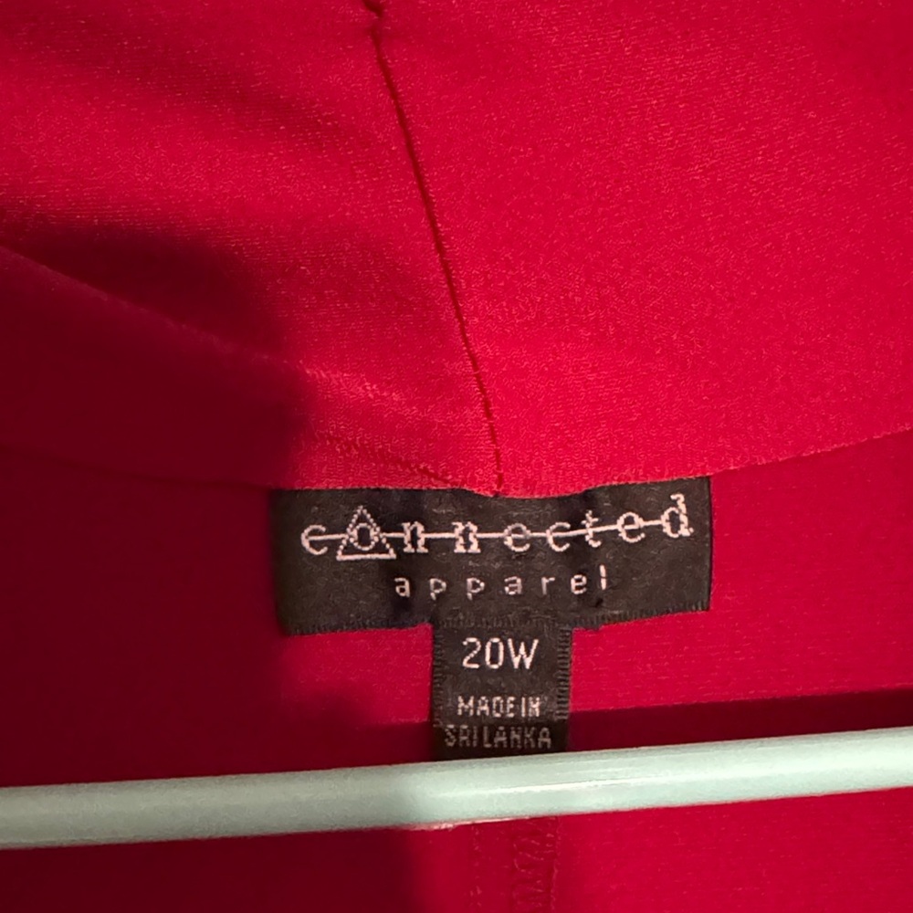 Connected Apparel Vibrant Red Dress - Picture 2 of 3